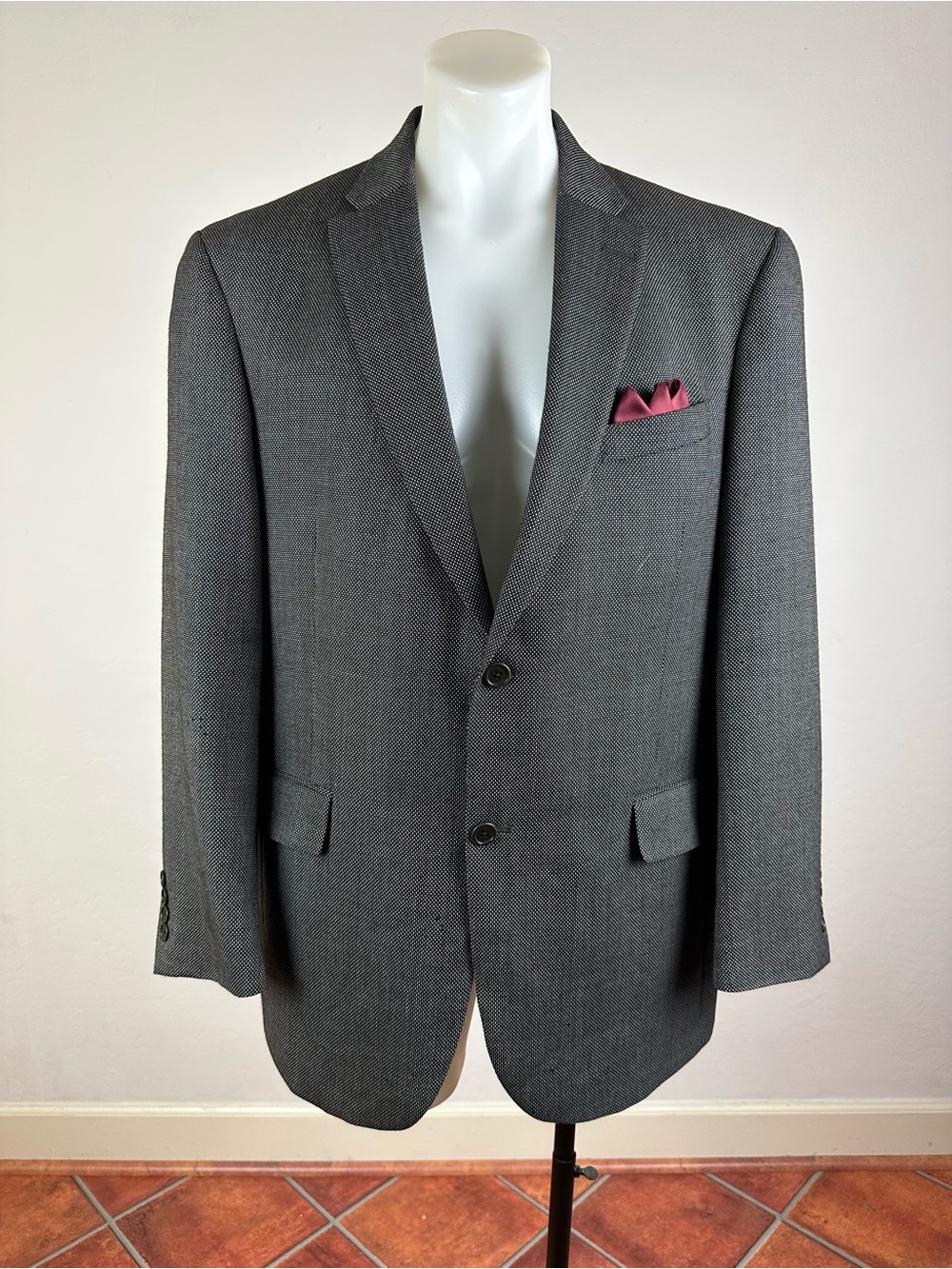 Loro Piana x Daniel Cremieux Collection Soft Micro-Dot Sport Coat
